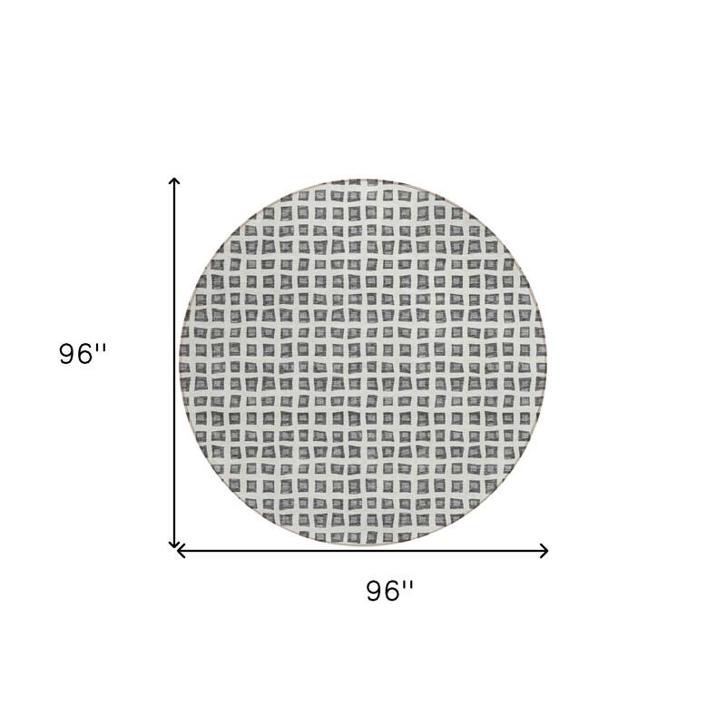 HomeRoots Geometric Transitional Rectangle Outdoor Rug