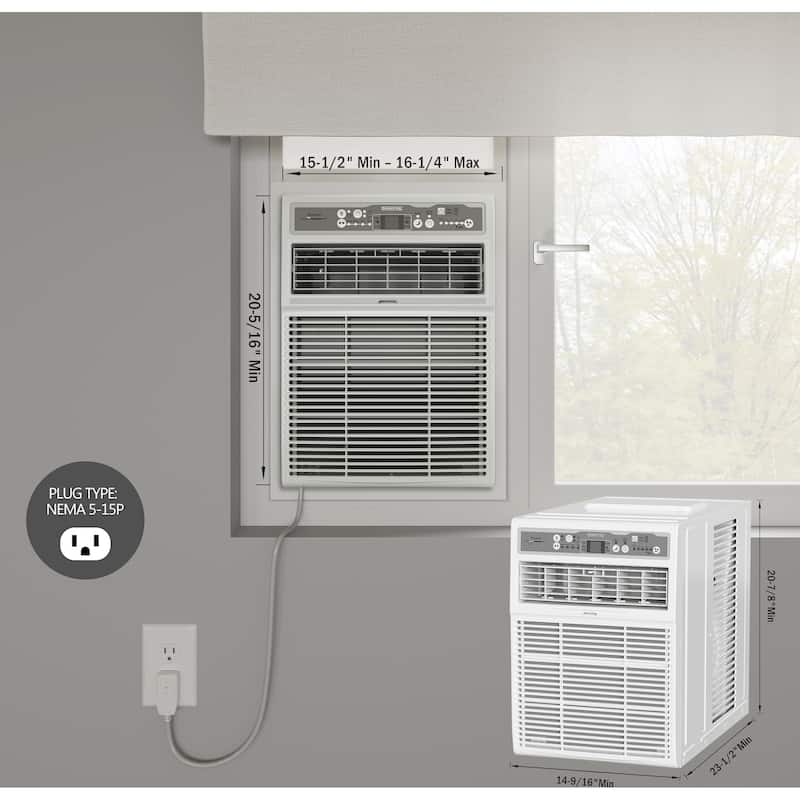Durastar DRCAC101XNA1 10,000 BTU 115V Casement Air Conditioner