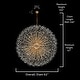 preview thumbnail 4 of 29, Crystal Chandelier 63" Firework Lighting Starburst Pendant light