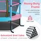 preview thumbnail 8 of 8, Costway Youth Jumping Round Trampoline 55'' Exercise W/ Safety Pad - See Details
