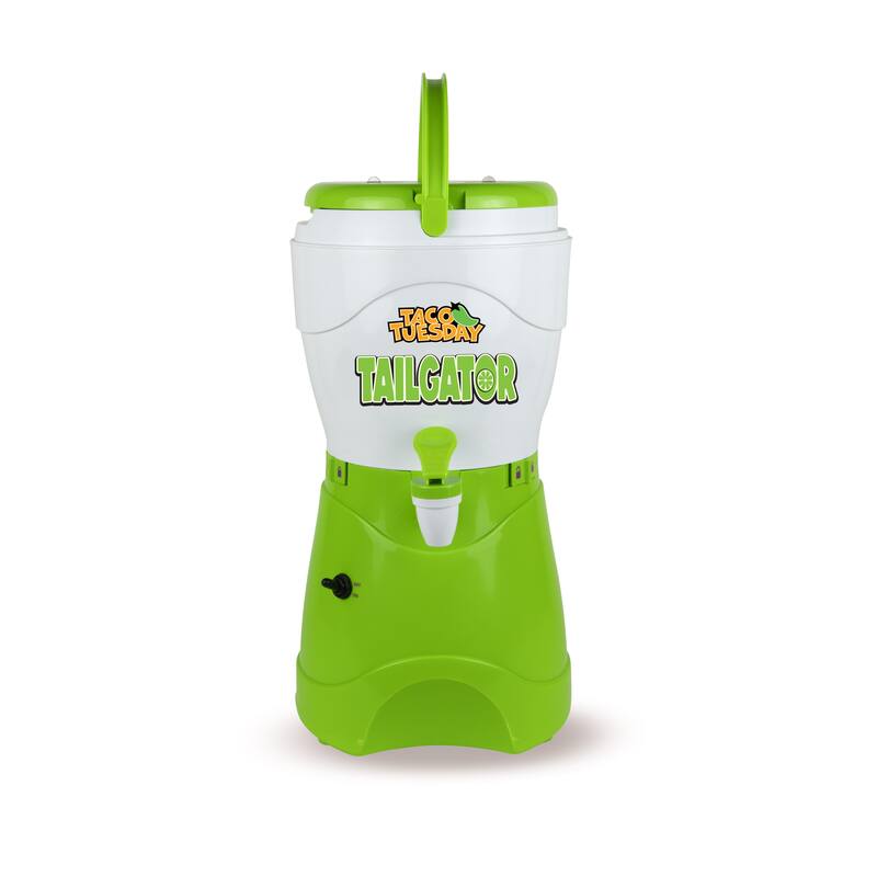 Taco Tuesday 1-Gallon AC/DC Tailgater Party Frozen Margarita & Slush Machine, Green - Green