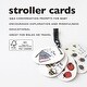 preview thumbnail 2 of 3, Wee Gallery Stroller Cards - I See Bugs to Count - Black - N/A