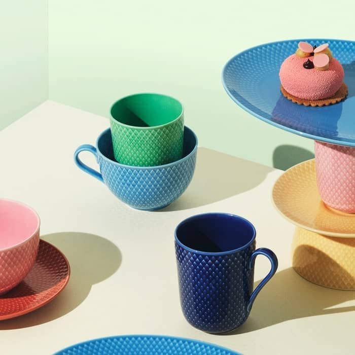 Lyngby Porcelæn Rhombe Color Mug, V: 11.2 oz