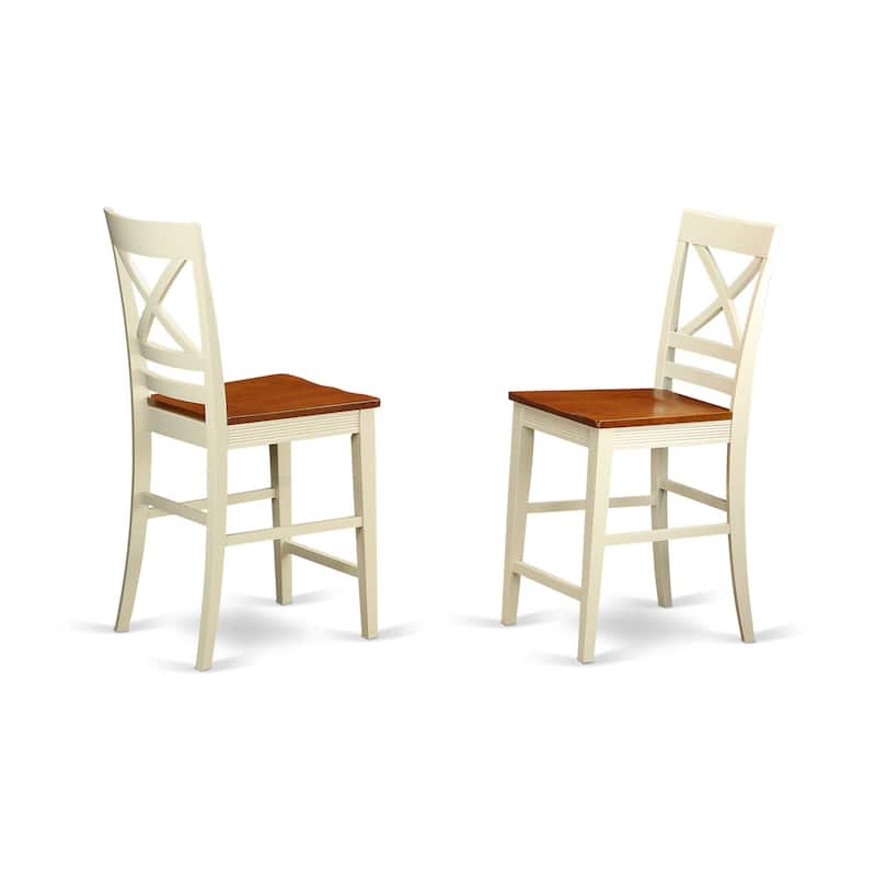 Counter Height Table Set - Pub Style Dining Table & Chairs - Modern Kitchen Set