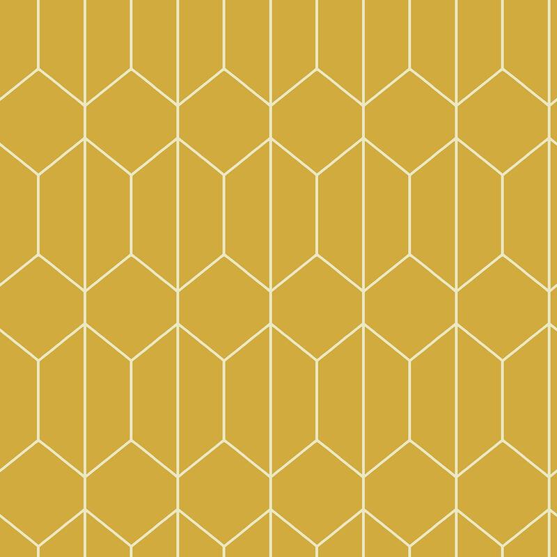 Arthouse Orson Yellow Trellis Wallpaper
