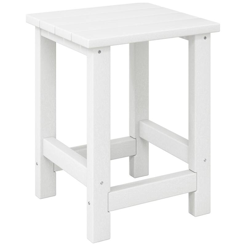 Laguna Kids Outdoor Poly Adirondack Side Table - White