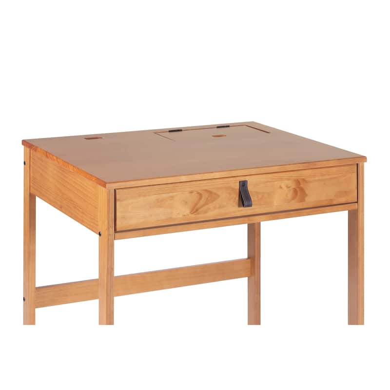 Copper Grove Rivne Modern Sturdy Home Office Wood Desk with Drawers and Compartments