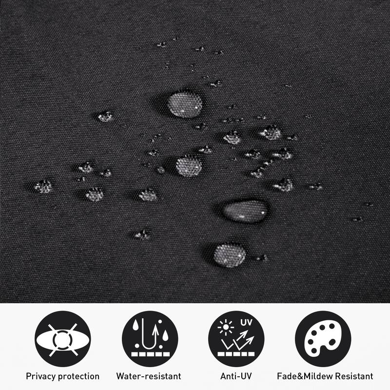 Outsunny Retractable Folding Side Awning Patio Outdoor Privacy Screen with Resistance to UV Rays & Wind, 5.25' High Grey