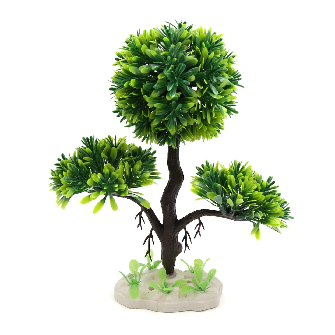 Shop Plastic Pine Tree Aquatic Fish Tank Decor Underwater Plant Ornament W Stand Overstock 24157252