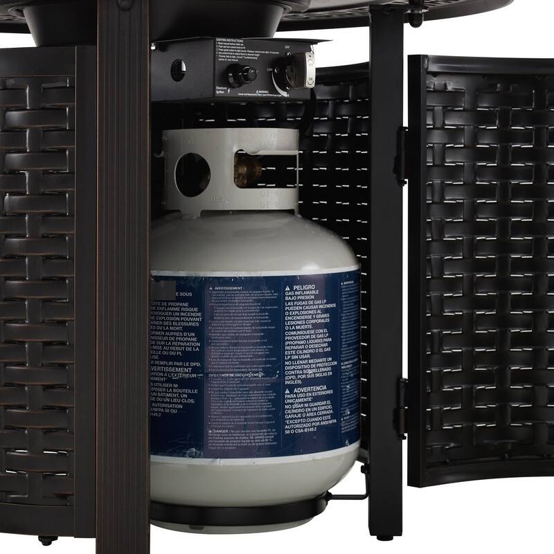 Hendricks Aluminum 34" Round LPG Fire Pit