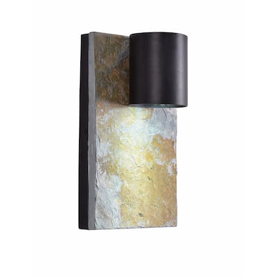 Surge Rustic Outdoor Dark Sky Lantern with Oil Rubbed Bronze Finish - 6" x 10"