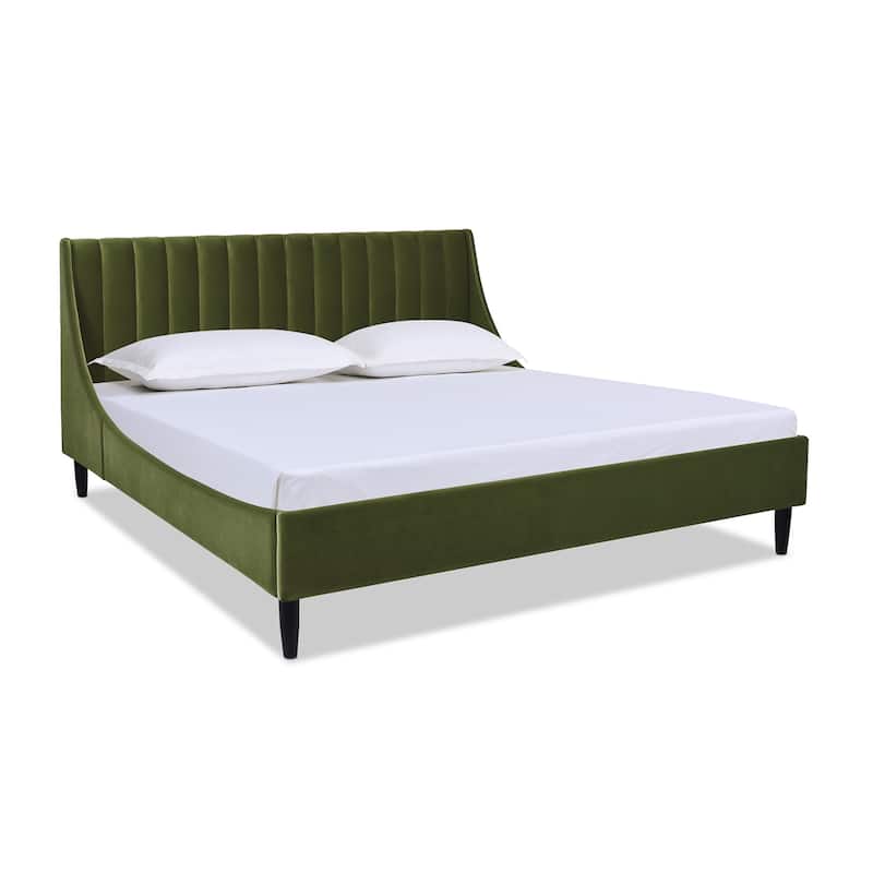 Aspen Vertical Tufted Upholstered Platform Bed