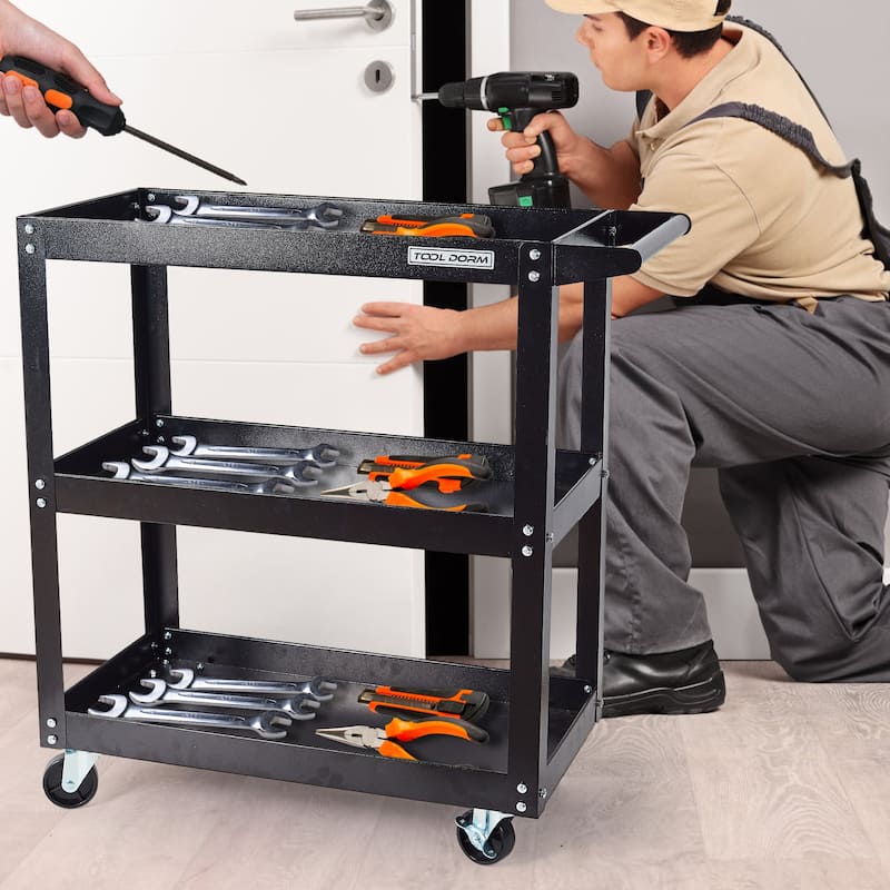 Tool cart 3-Tier - Black