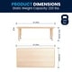 preview thumbnail 37 of 41, 23.625"W x 47.25"L Plastic Adjustable Activity Table-School Table for 6