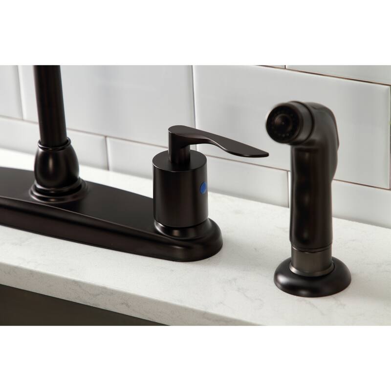 Serena Centerset Kitchen Faucet with Plastic Sprayer