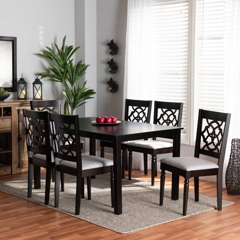Renaud Modern and Contemporary 7-Piece Dining Set