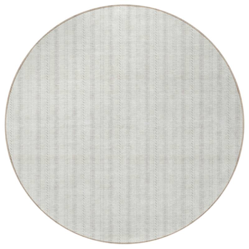 HomeRoots Striped Transitional Rectangle Outdoor Rug