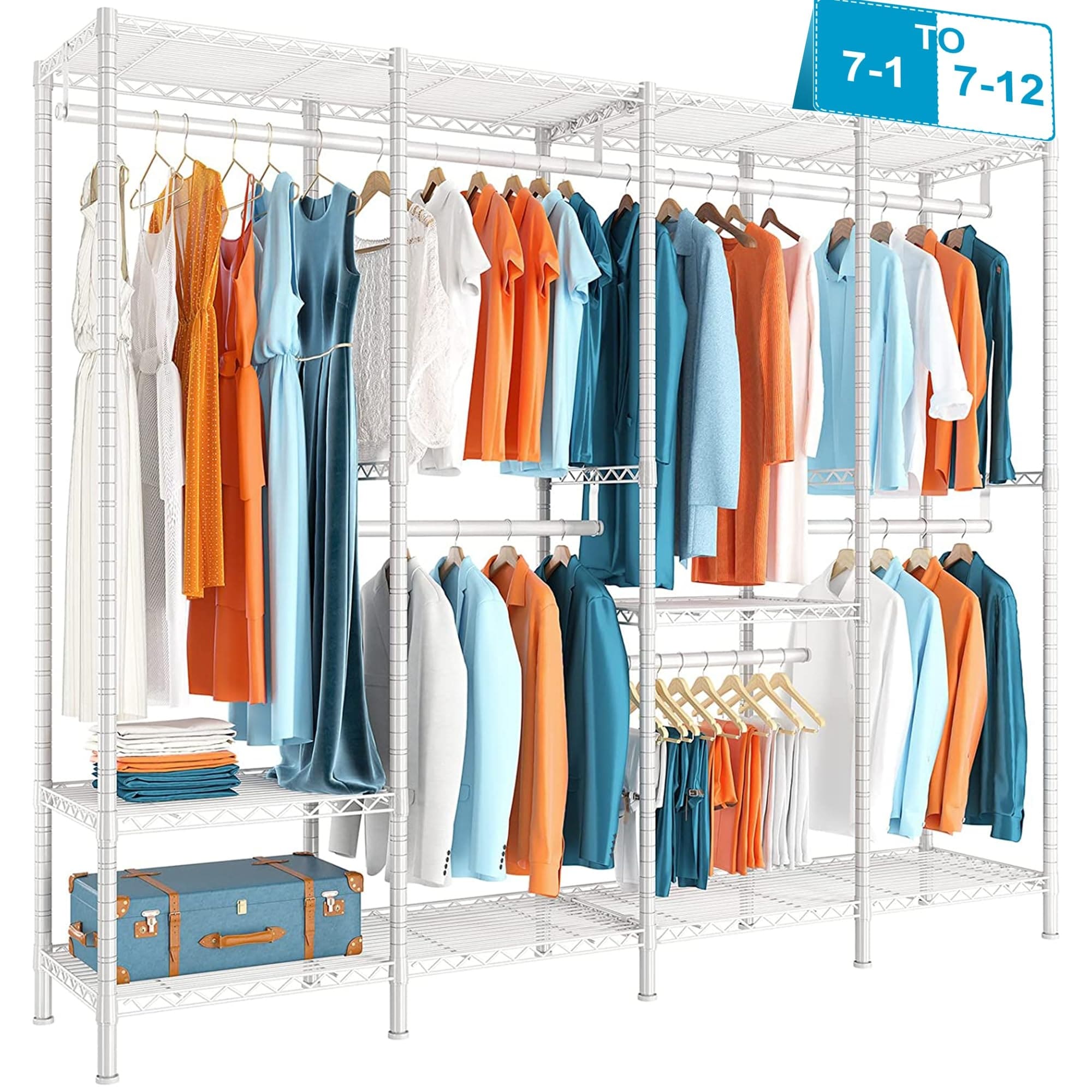 Wire garment rack deals