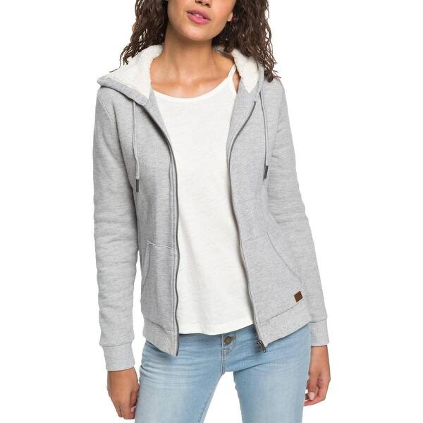 Shop Roxy Womens Juniors Trippin Fleece Jacket Fall Winter Sherpa