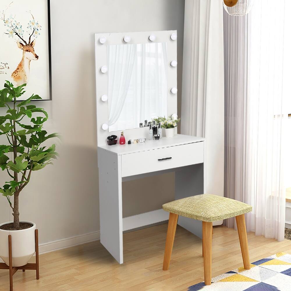 One-Drawer Dressing Table With Light Cannon and Headlights