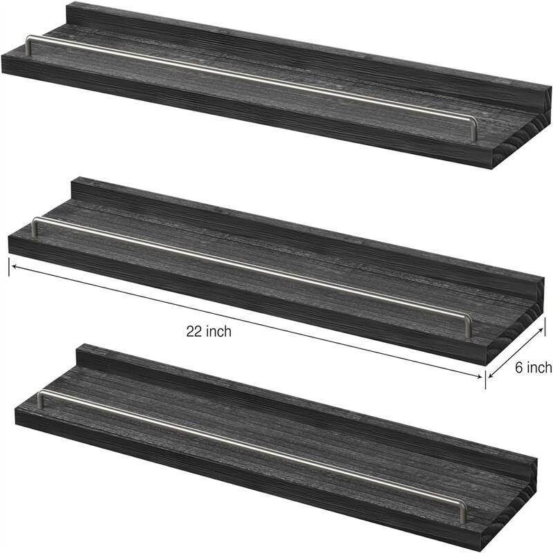 Bathroom Shelves Over Toilet Wall - 6"D x22"W x 1.5"H