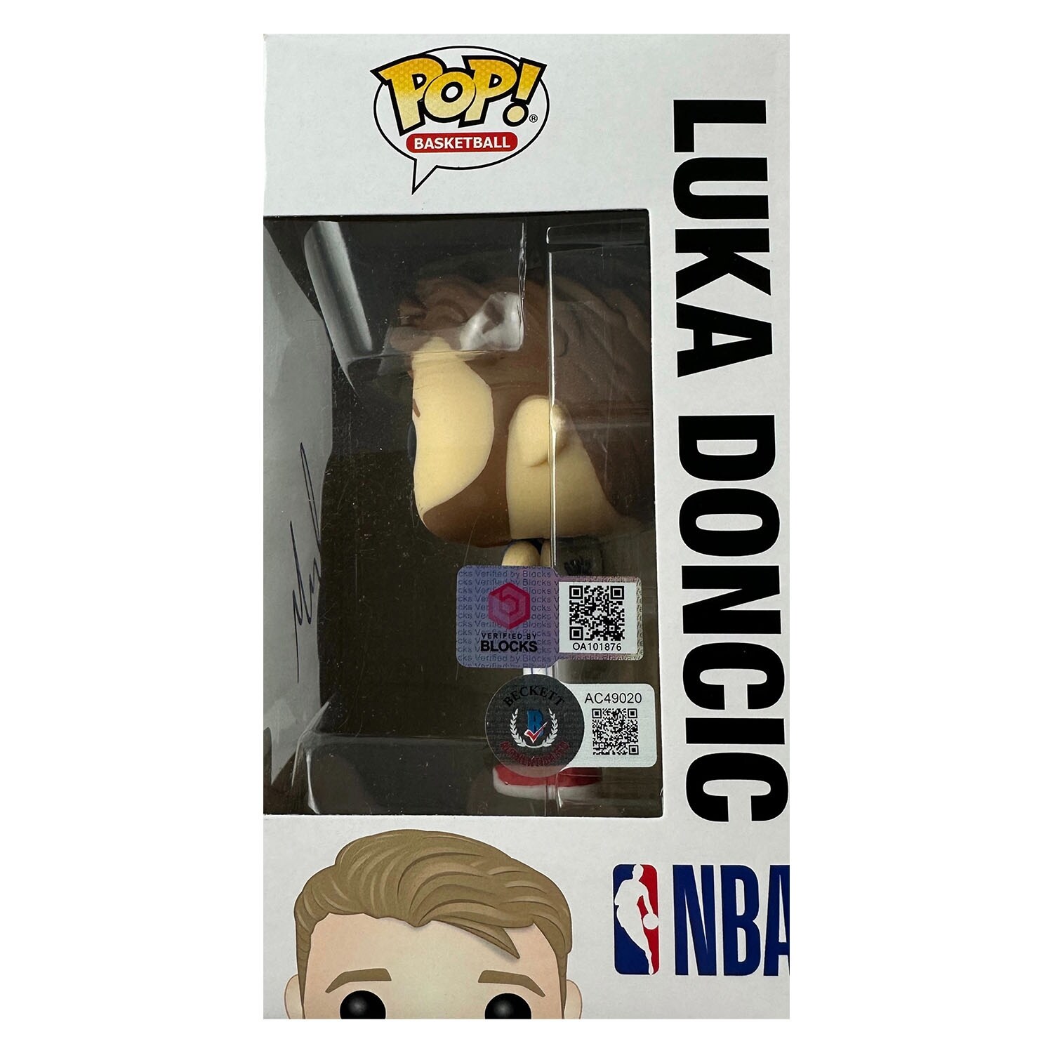 Luka Doncic Signed Dallas Mavericks Funko Pop Figure - Bed Bath