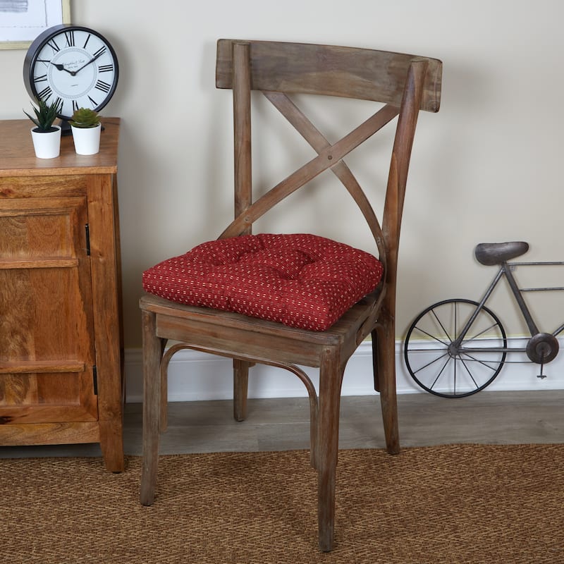 Klear Vu Raindrops Dining Chair Cushion Set