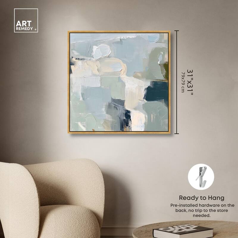 Seafoam and Sand II Canvas by Art Remedy