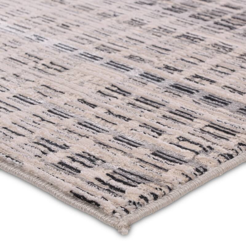 Hegra Striped Gray/Cream Rug