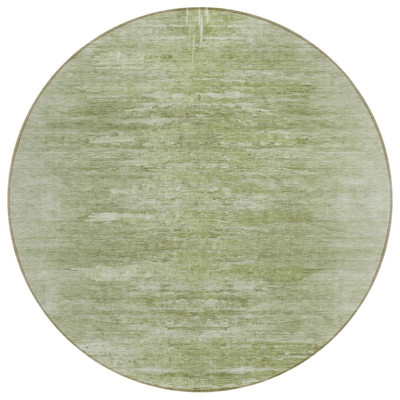 Machine Washable Indoor/ Outdoor Chantille Solid Ombre Rug