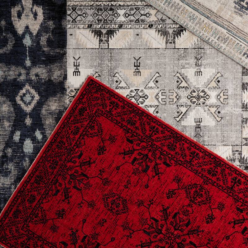 Paloma Indoor and Outdoor Tribal Area Rug