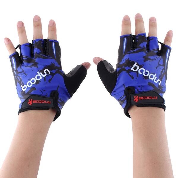 BOODUN Authorized Bodybuilding Protector Half Finger Fitness Gloves ...