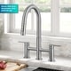 preview thumbnail 79 of 86, KRAUS Oletto Bridge Kitchen Faucet with 2-Function Pull-Down Sprayhead