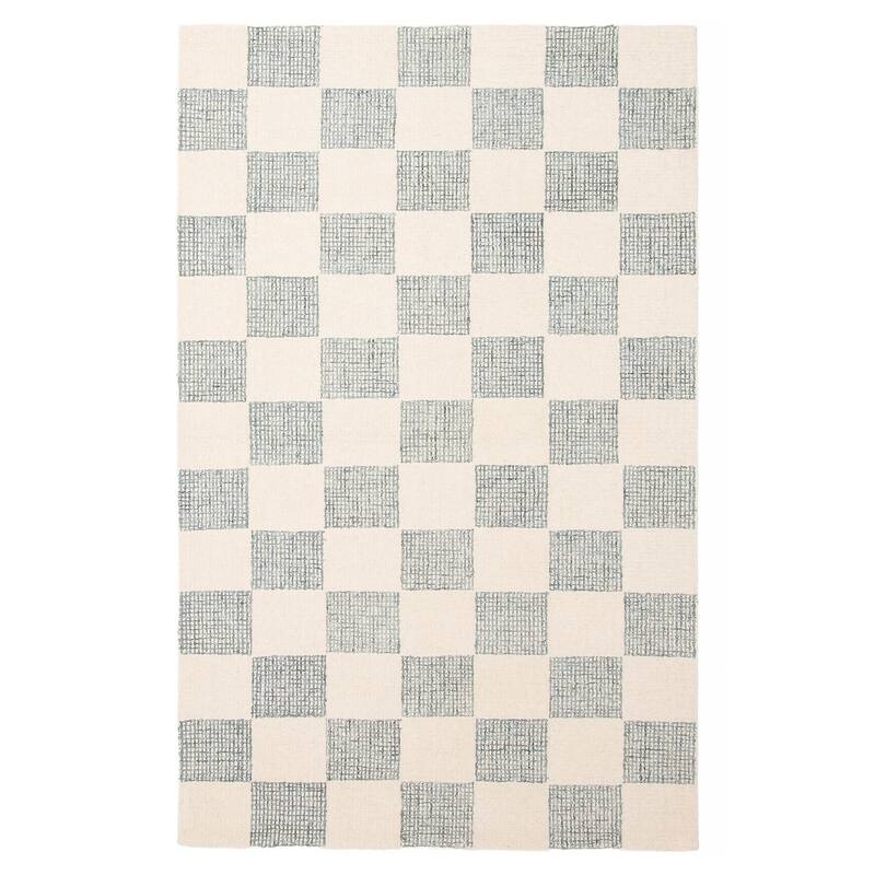 ECARPETGALLERY Hand Tufted Timeless Cream Wool Rug - 5'0 x 7'11 - Cream - 5'0 x 7'11
