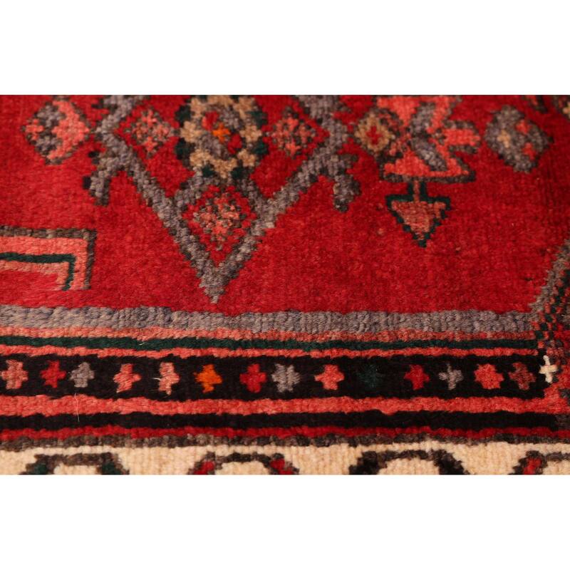 ECARPETGALLERY Hand-knotted Andelz Red Wool Rug - 3'7 x 6'6