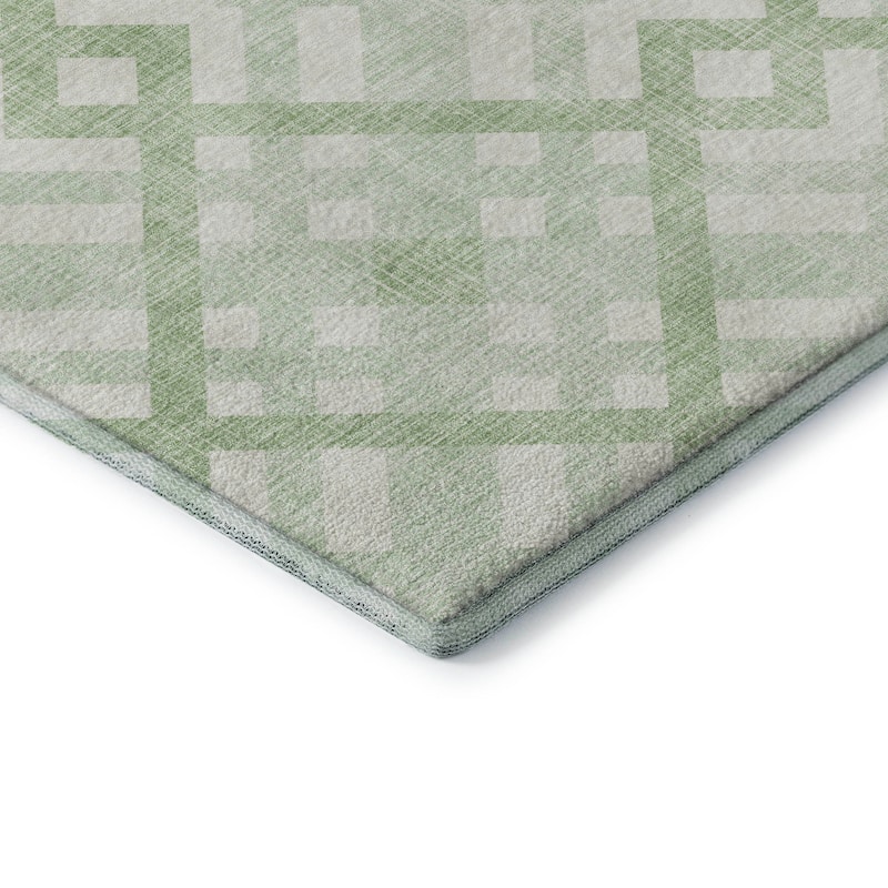 Premium Washable Super Soft Contemporary Geo Mayfield Rug