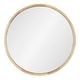 preview thumbnail 29 of 46, Kate and Laurel McLean Round Wood Framed Wall Mirror