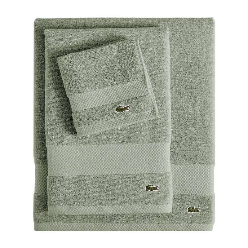Lacoste Heritage Supima 100% Cotton Bath Towel