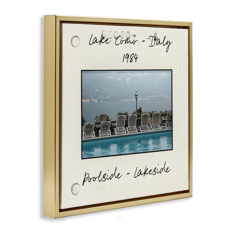 Stupell Vintage Style Italy Travel Framed Floater Canvas Wall Art Design By Danita Delimont