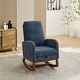 preview thumbnail 18 of 24, 25.4"W Rocking Chair for Nursery Navy