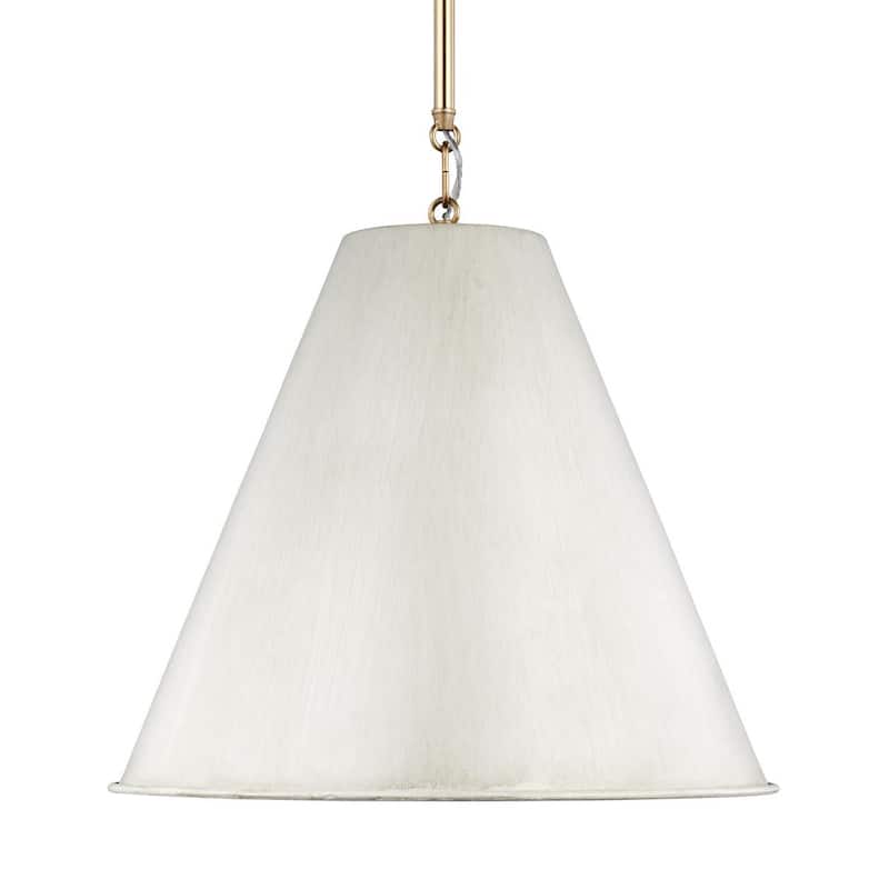 Bellevue Sarthe 15" Wide Pendant - Antique White