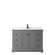 preview thumbnail 59 of 58, Avery 48 Inch Single Vanity, Cultured Marble Top