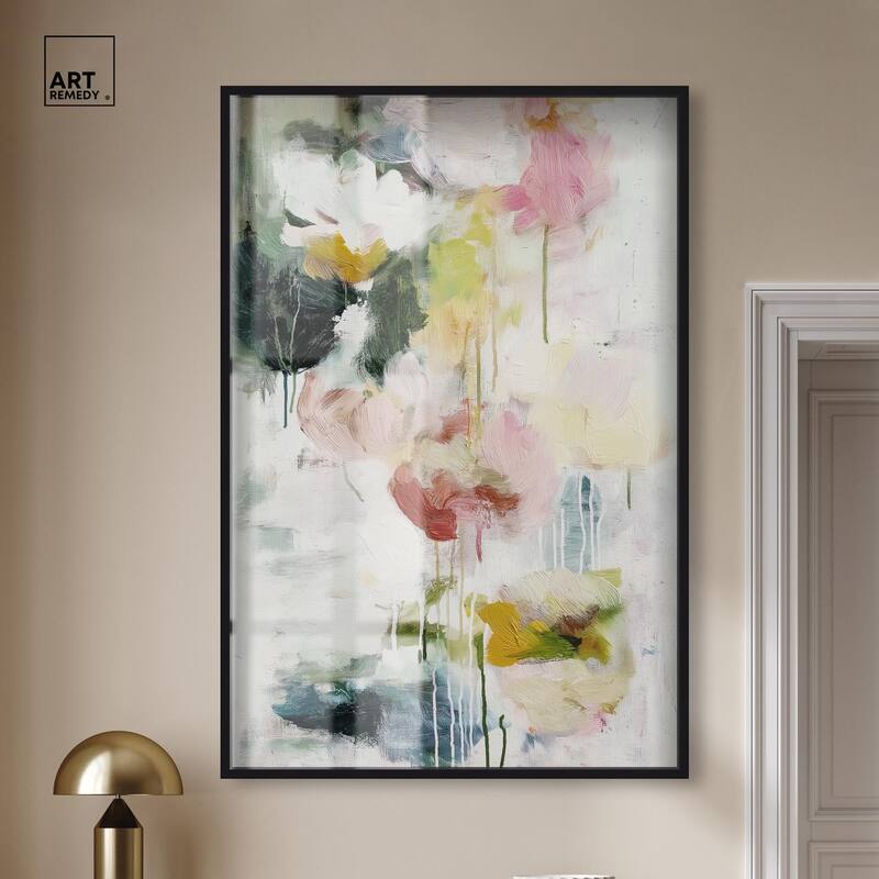 Dripping Colors III Shadowbox by Art Remedy