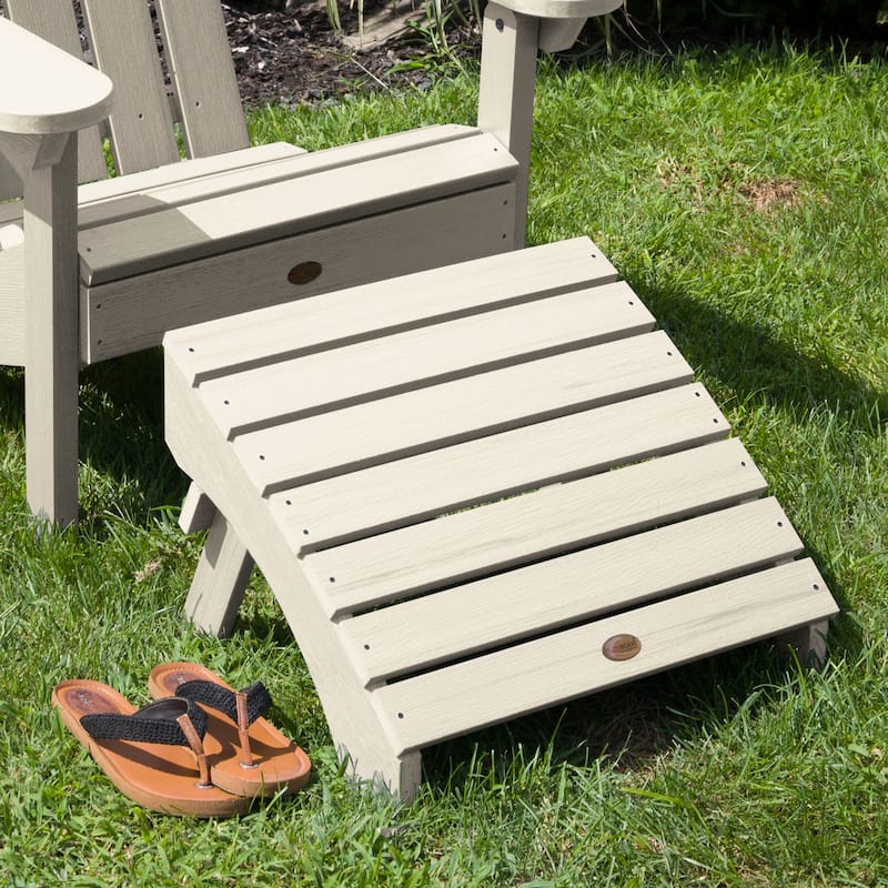 Eco-Friendly Synthetic Wood Folding Ottoman