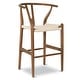 preview thumbnail 12 of 38, Poly & Bark Weave 23.5" Seat Height Counter Stool - Solid Wood with Woven Seat