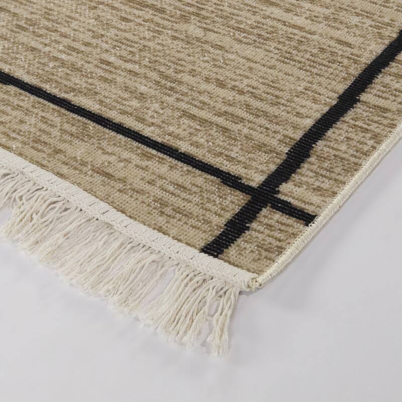 Maxime Modern Border Area Rug