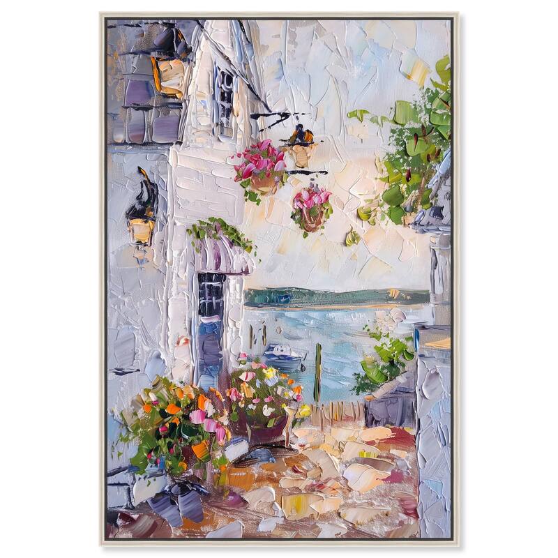 Harbor Hideaway I Canvas by Art Remedy - Silver - 10" x 15"