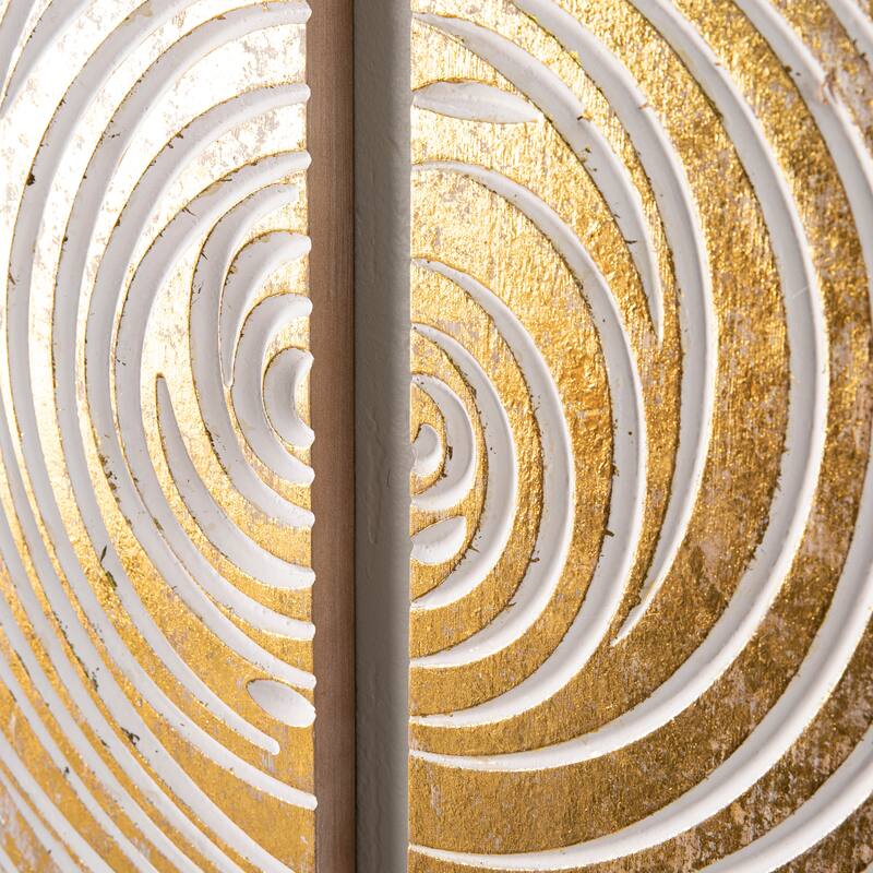 Acanthi Decorative Wall Panels - 2pc Set - Brown