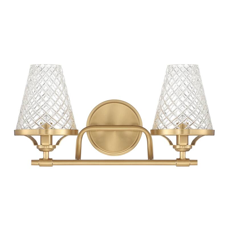 Savoy House 8-3596-2 Candler 2 Light 17" Wide Vanity Light