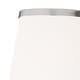 preview thumbnail 7 of 6, Kelsy 1-Light 6 in. W Chrome Bathroom Vanity Lighting Fixture, White Frosted Opal Glass Shade, Dimmable, Wall Mounted Sconce